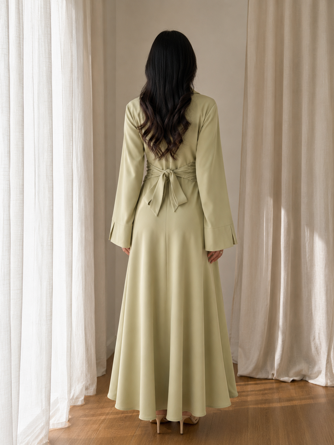 Robe avec ceinture