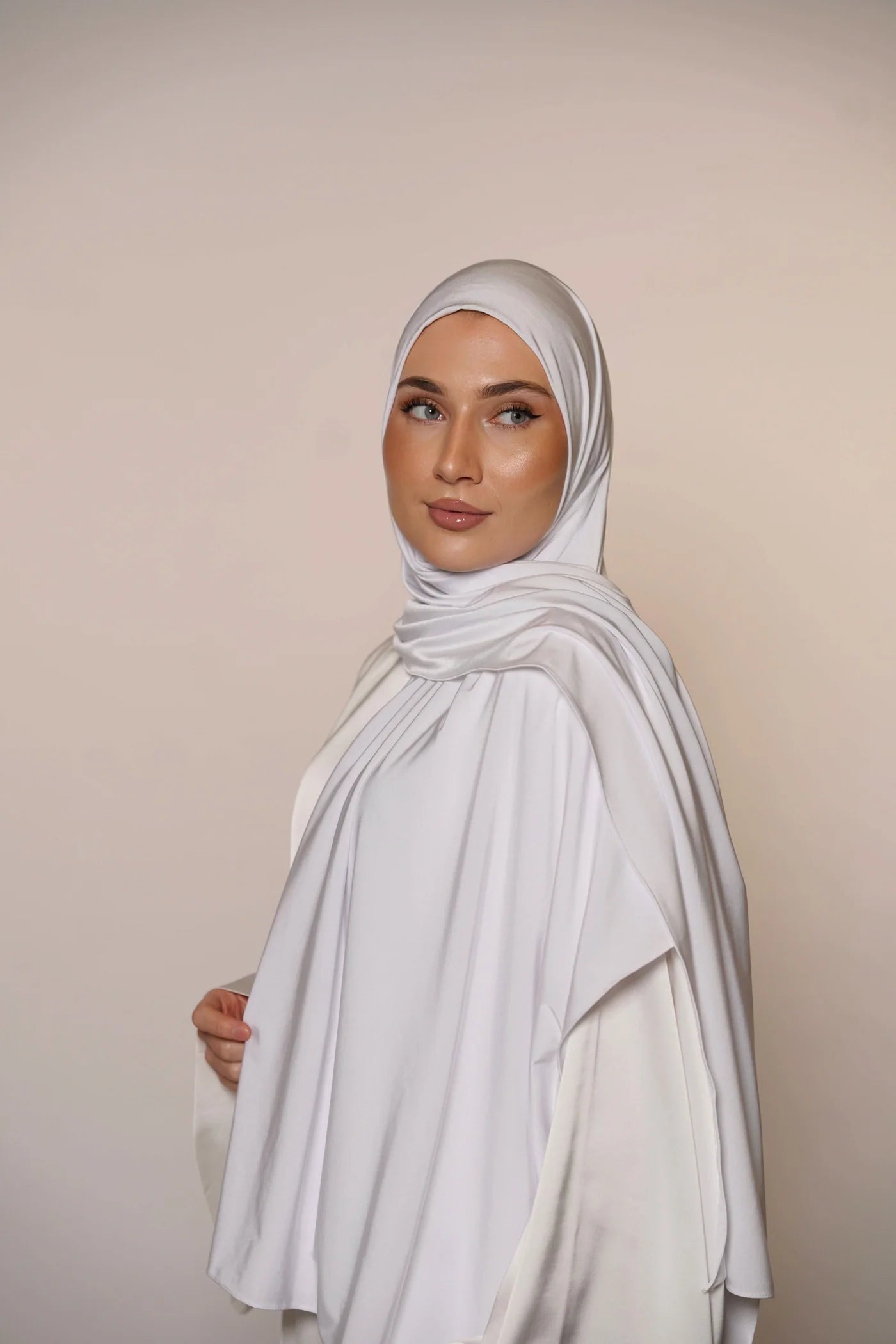 Satin Jersey Premium - blanc