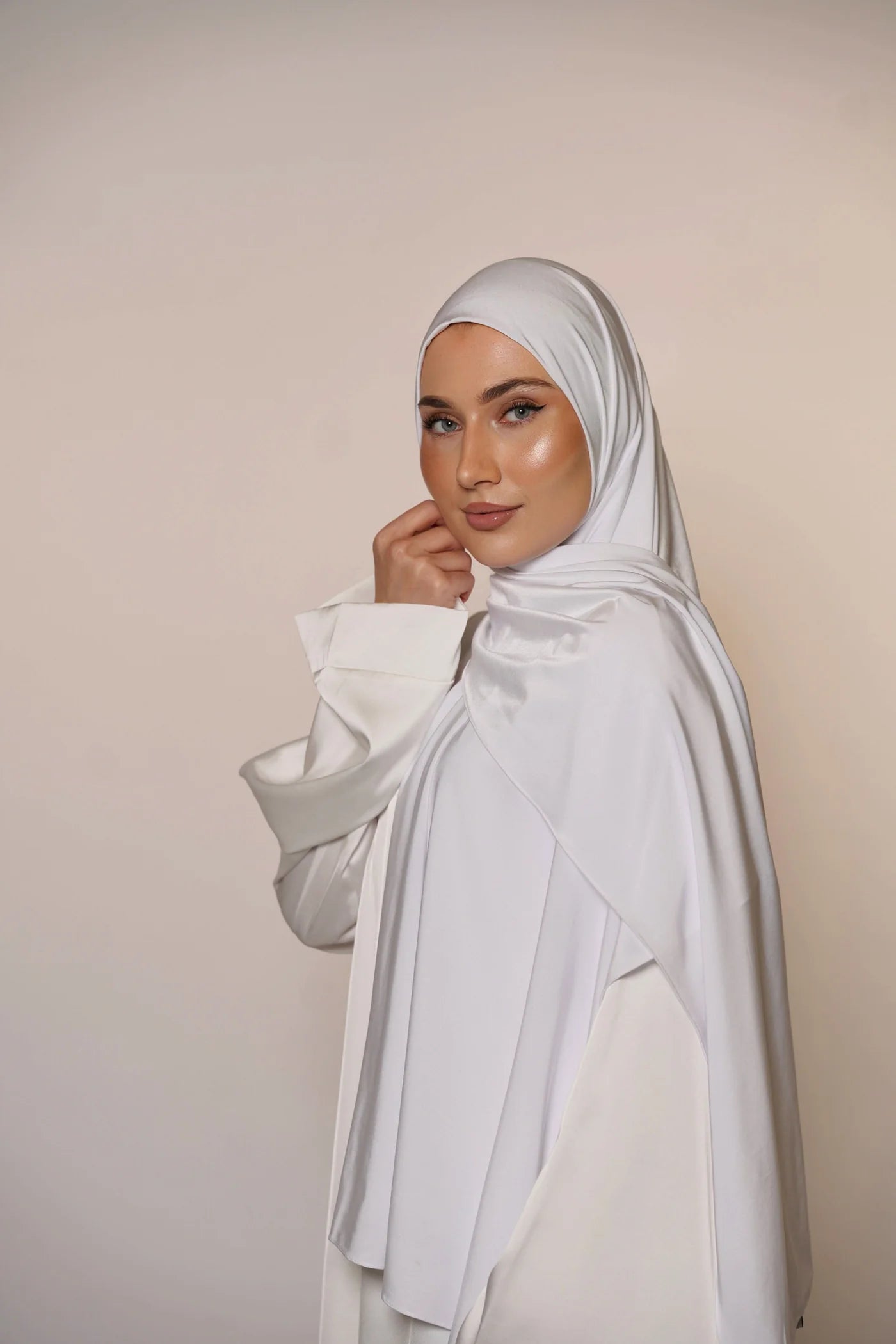 Satin Jersey Premium - blanc