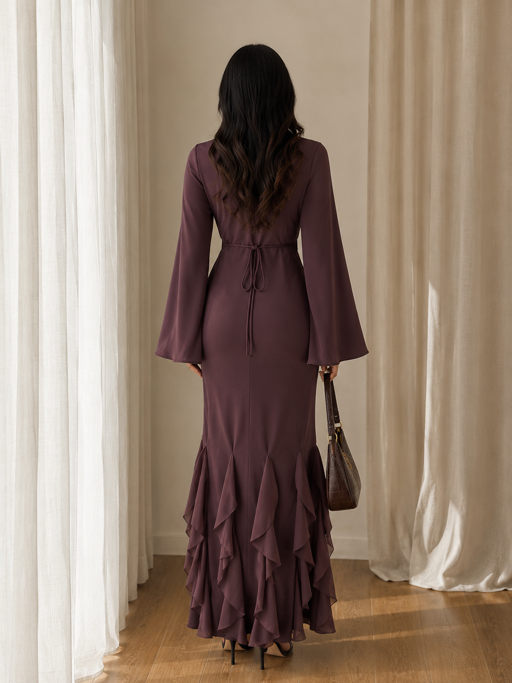 Robe satiné