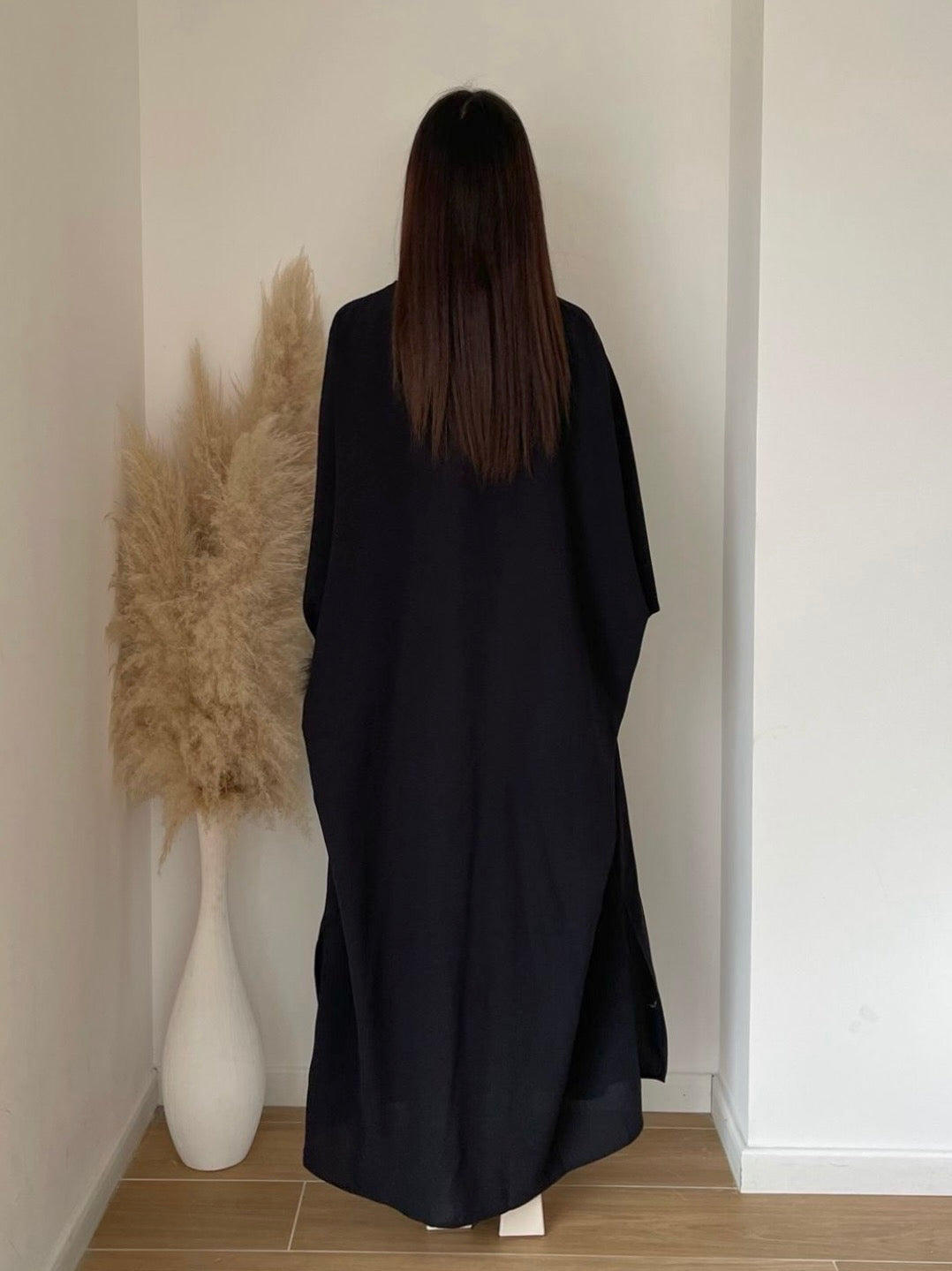 Robe papillon satiné