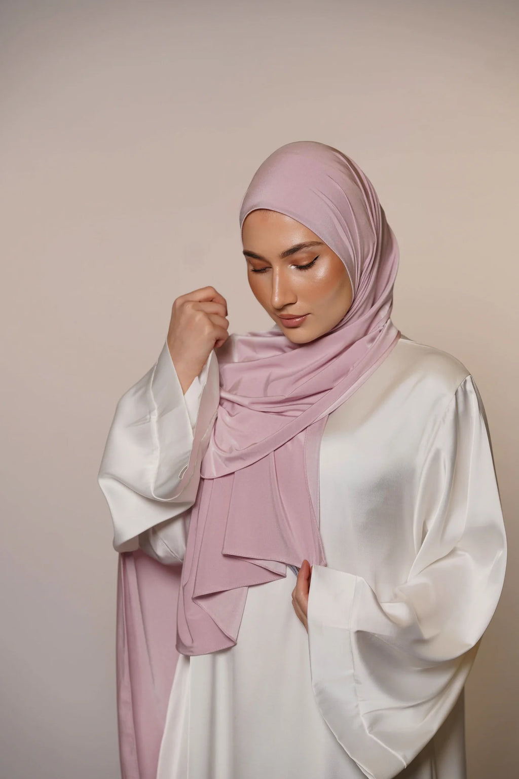 Satin Jersey Premium - rose amira