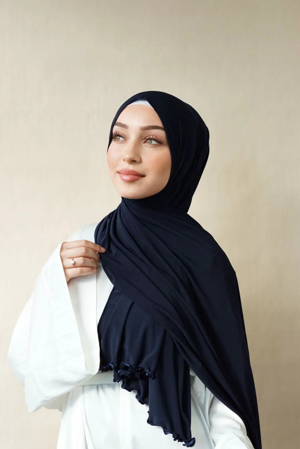 Premium Jersey Frisée - marine